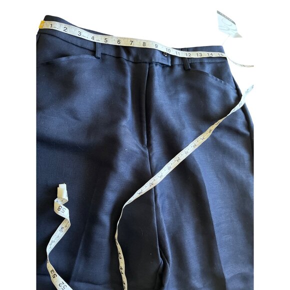 Emma James Navy Womens Wrinkle-Resistant Jacket & Pants Set Size 12 - Picture 16 of 16